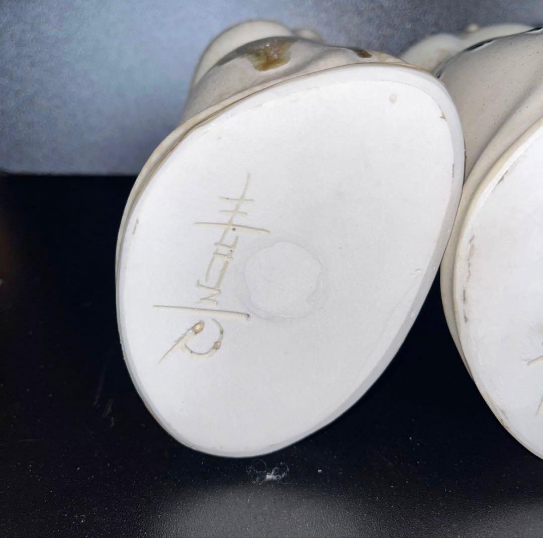 砥部焼 青芳人形 念ずれば花ひらく 森元青芳 伝統工芸品 3体セット