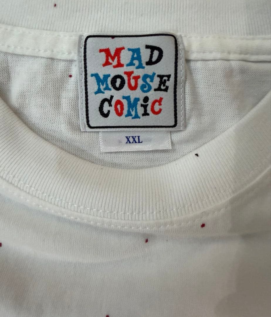 マッドマウスコミックLOVE HORROR TシャツXXL