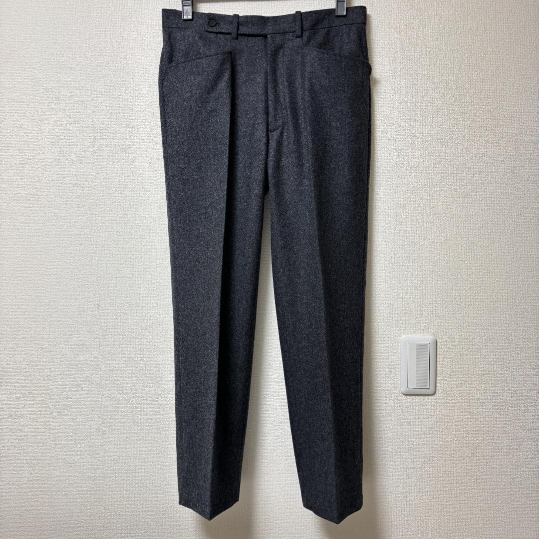 BERNARD ZINS COPILOTE フランネル パンツ グレー 38