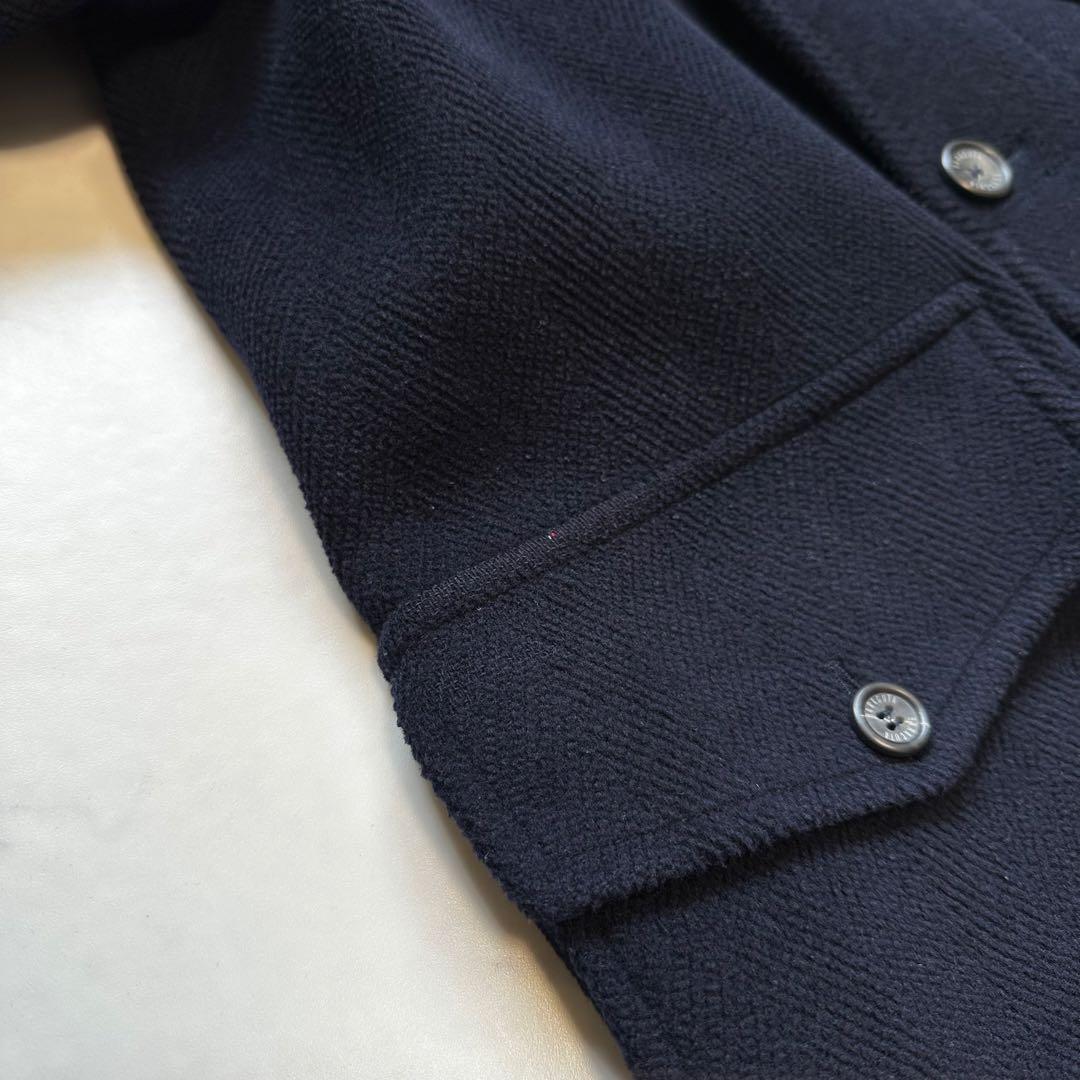 XL相当 Moorbrook◎バラクータ ダッフルコート ウール 肉厚 濃紺42