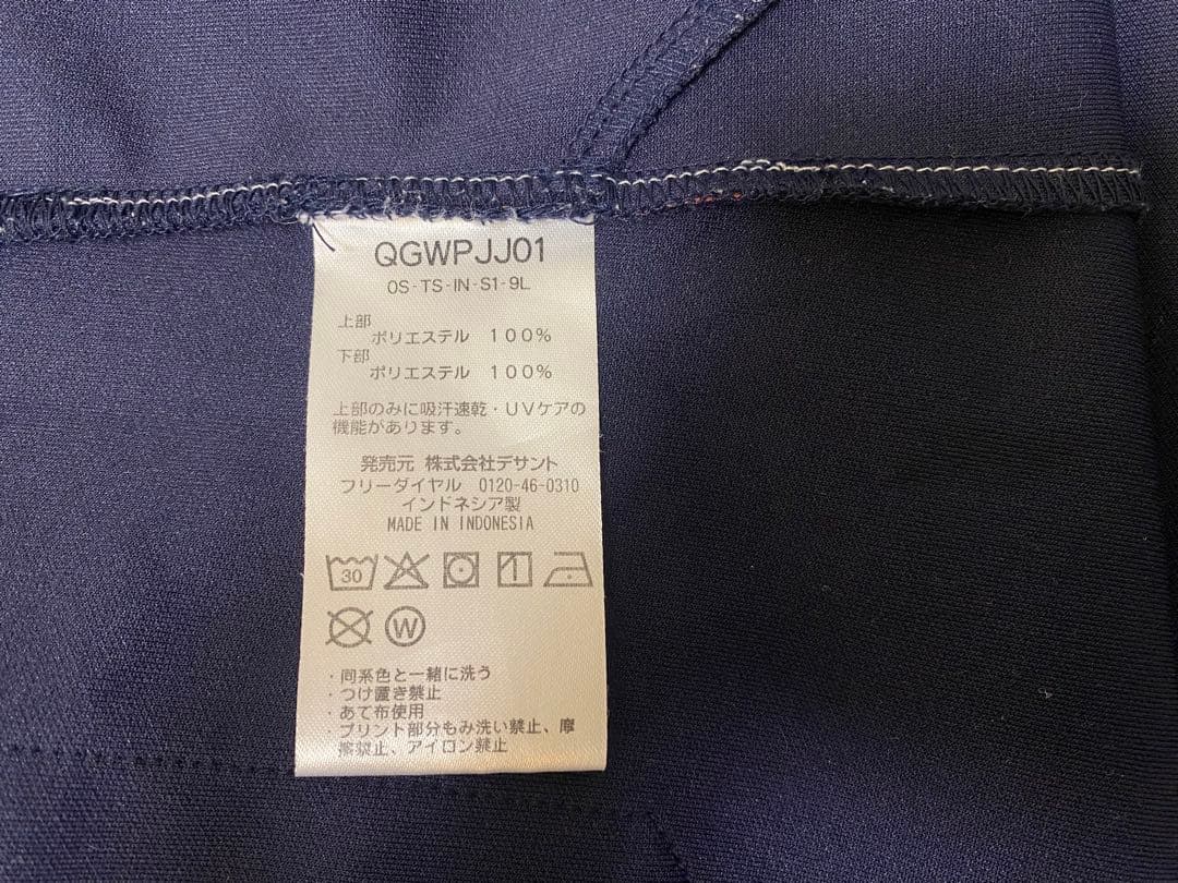 ルコック ゴルフ レディース 半袖ワンピース ネイビー M 吸汗速乾