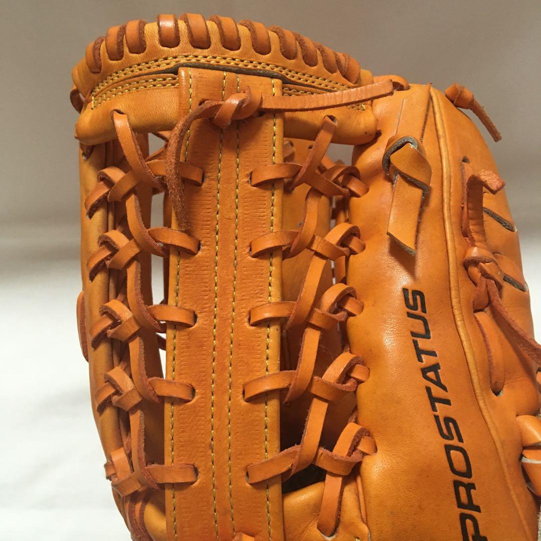 日本製　ZETT 硬式外野手用グローブ　プロステイタス　高校野球対応モデル