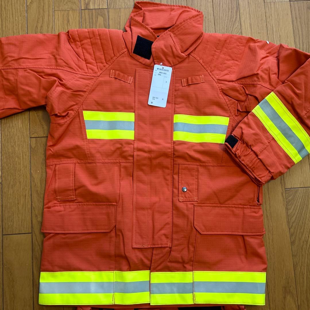 超希少デサント正規品　防火服/上下セット/消防服