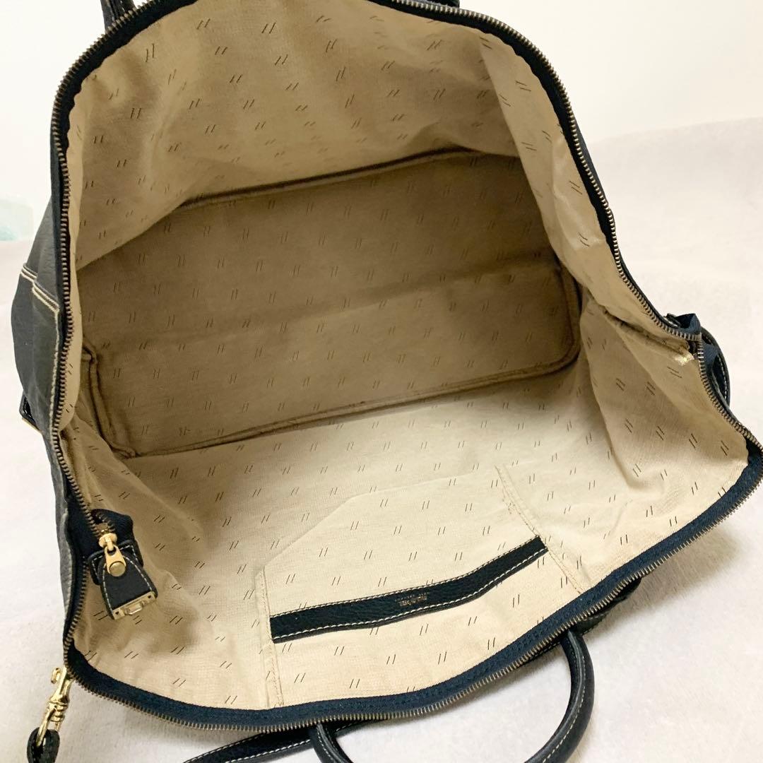 美品　GOLD PFEIL ゴールドファイル　ボストンバッグ　レザー　ブラック