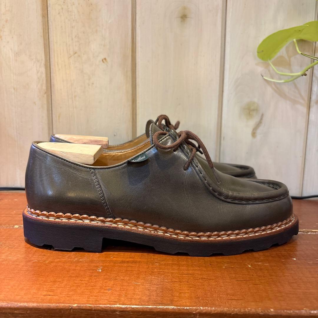 美品レア PARABOOT 別注 MICHAEL オリーブグリーン　40
