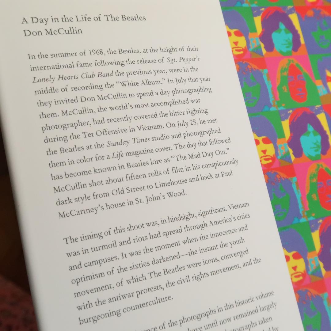 セール！ 希少洋書『ビートルズのある一日』ドン・マッカリン　ビートルズ写真集