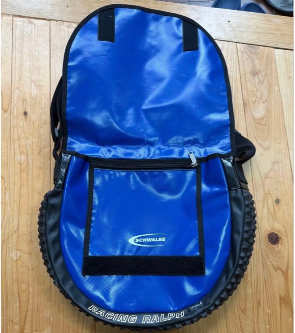 ◯ メッセンジャーバッグ MTBタイヤ 使用シュワルベのバック　リサイクルバック