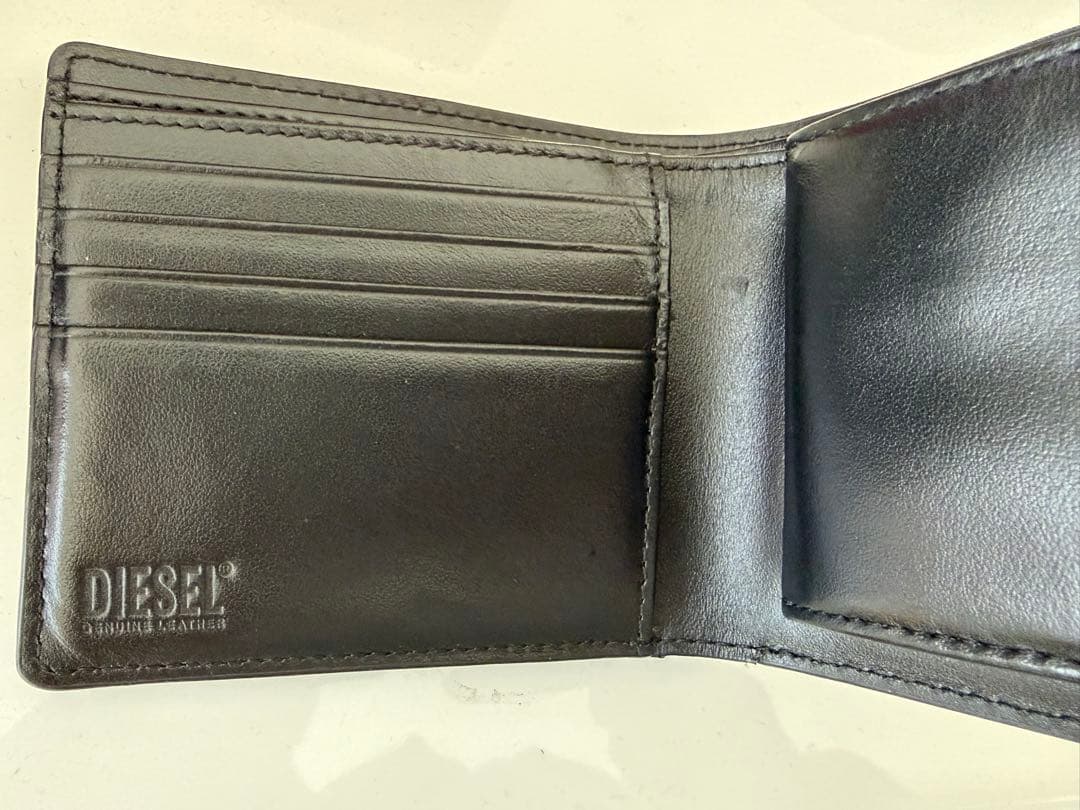 DIESEL 2つ折り財布 メンズ ブラック
