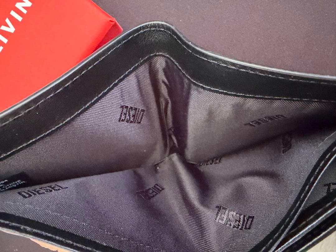 DIESEL 2つ折り財布 メンズ ブラック