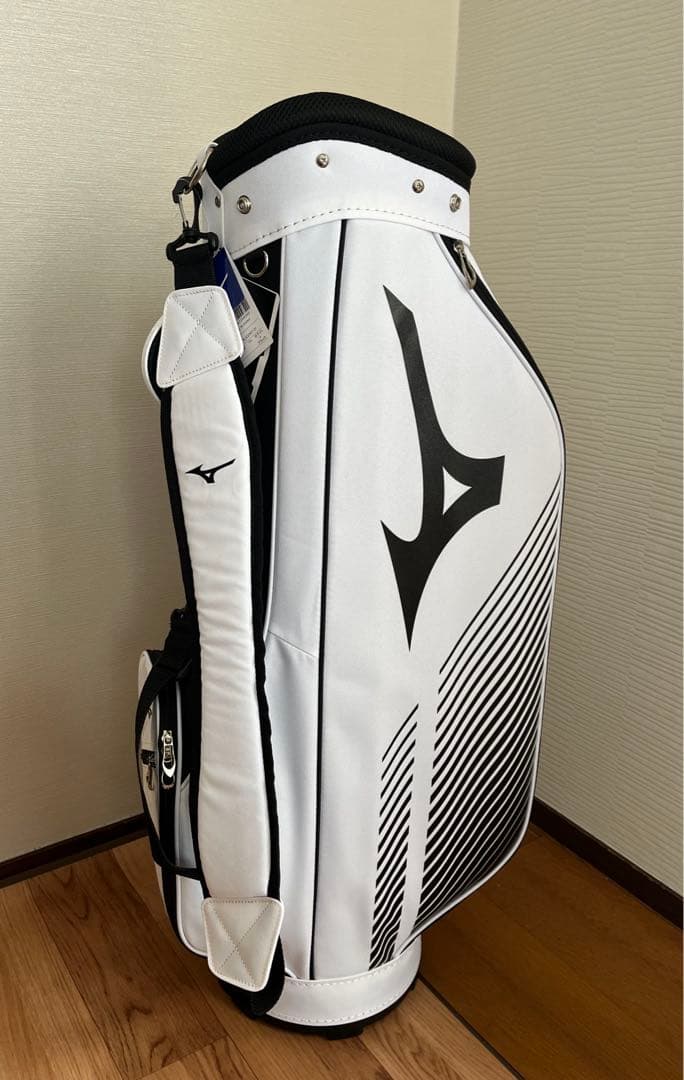 むむむ様　【新品】Mizuno ゴルフキャディバッグ 白