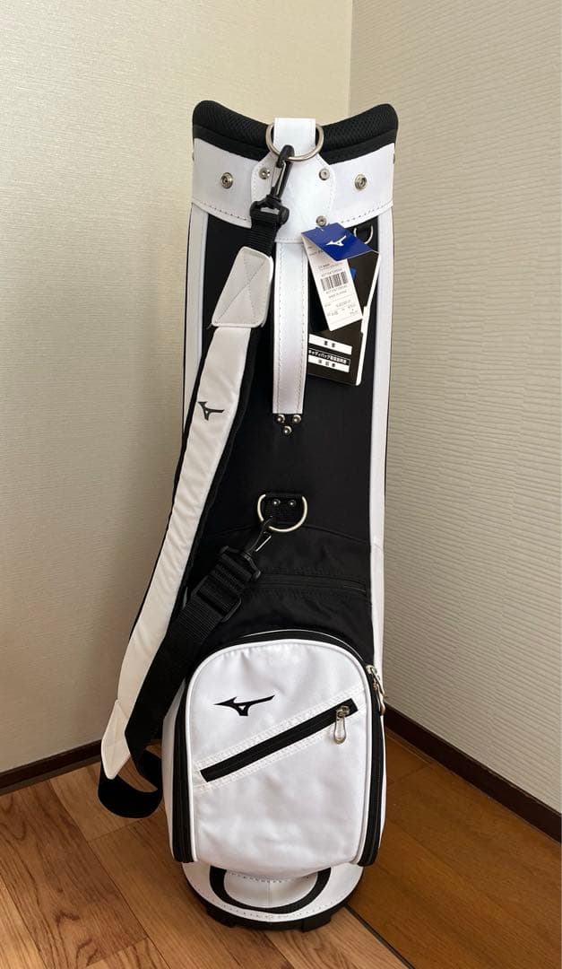 むむむ様　【新品】Mizuno ゴルフキャディバッグ 白