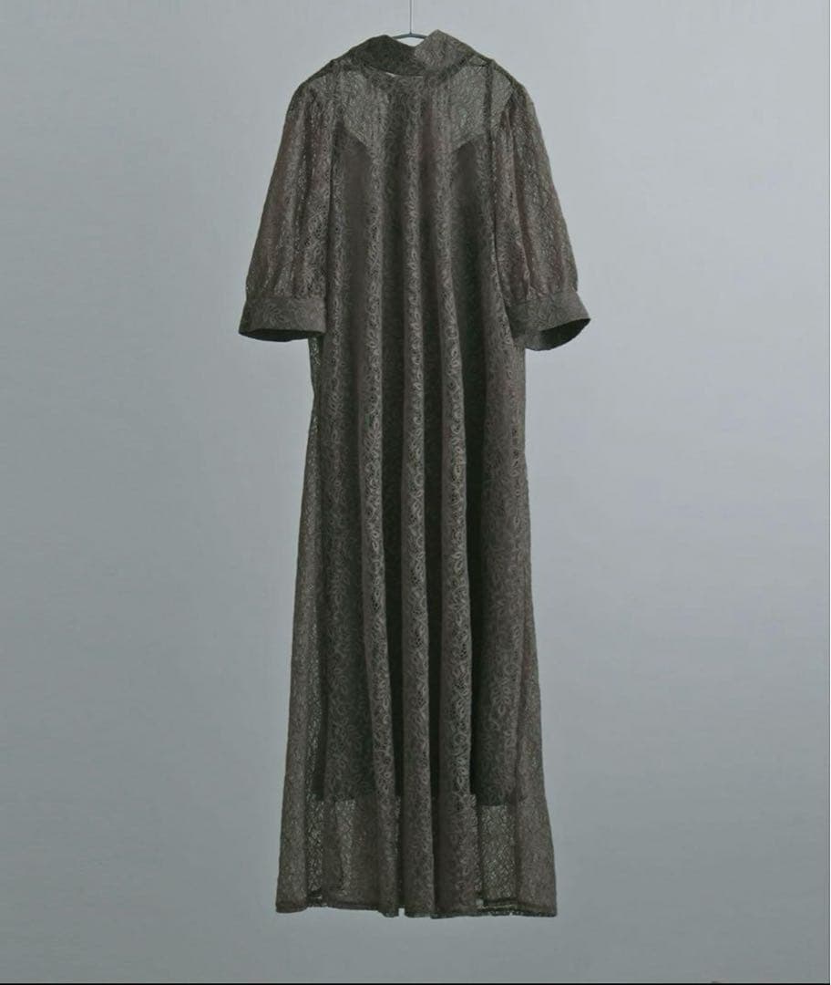 etoll バックリボンワンピース インナー付き