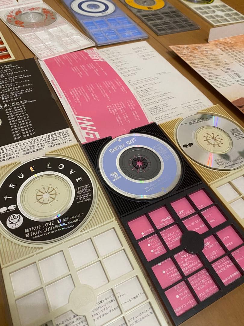 邦楽 8mmシングル CD まとめ売り ⭐︎ 藤井フミヤ 直筆サイン入り 有り