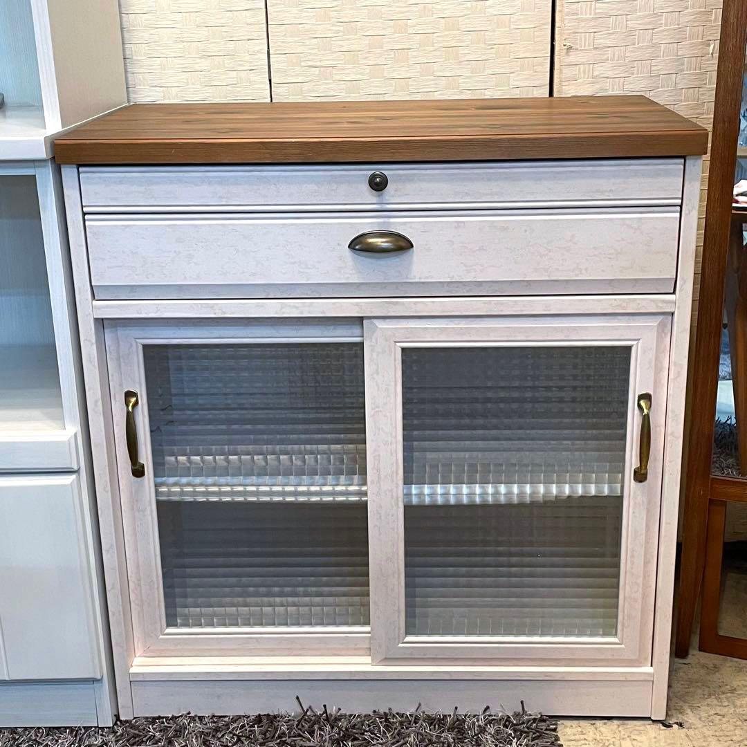 【美品】アンティーク調　キッチンカウンター　B-company 愛知県　あま市