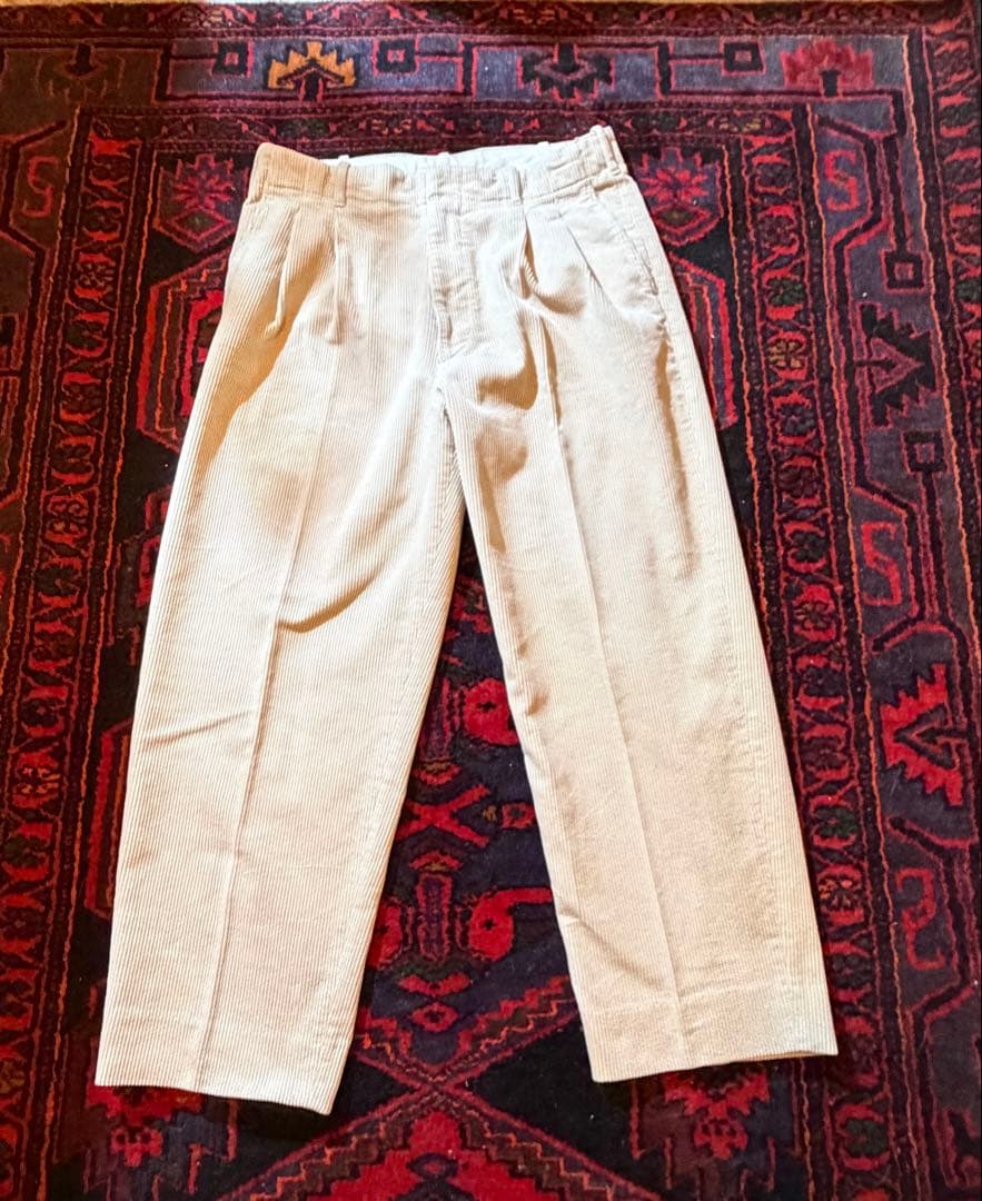 【超美品】Steven Alan8ヘビーウェイト コーデュロイ スラックス