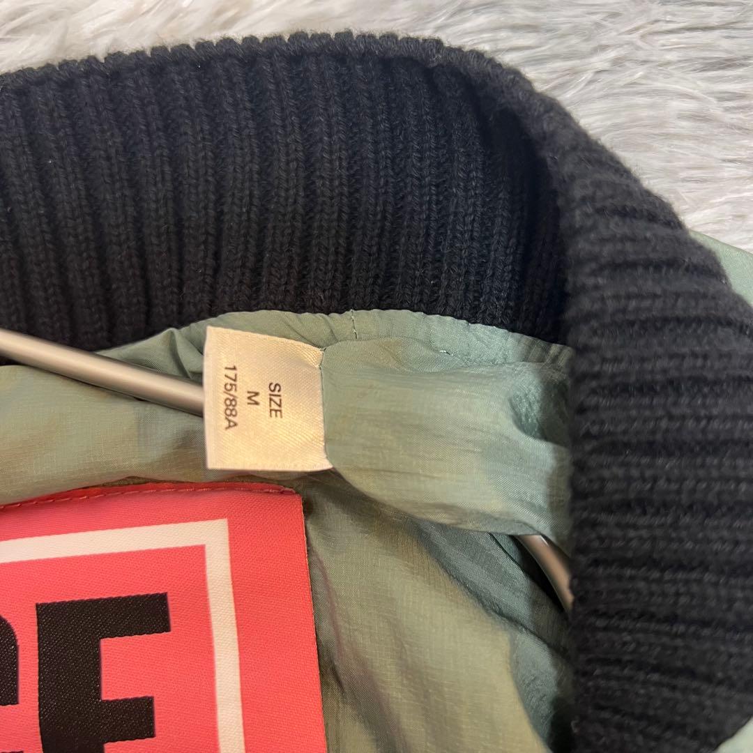 美品 DIESEL ディーゼル MA1 ボンバージャケット カーキ　〜XL