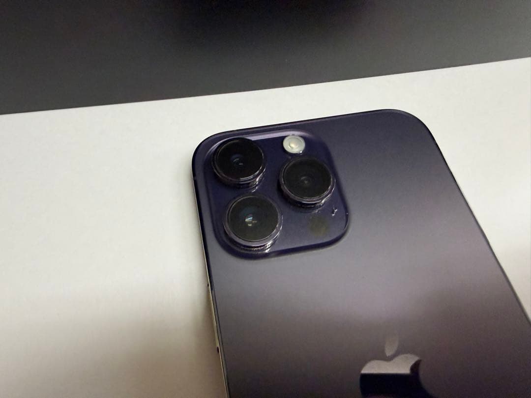 iPhone 14ProMax 256GB ディープパープル美品MQ9E3J/A