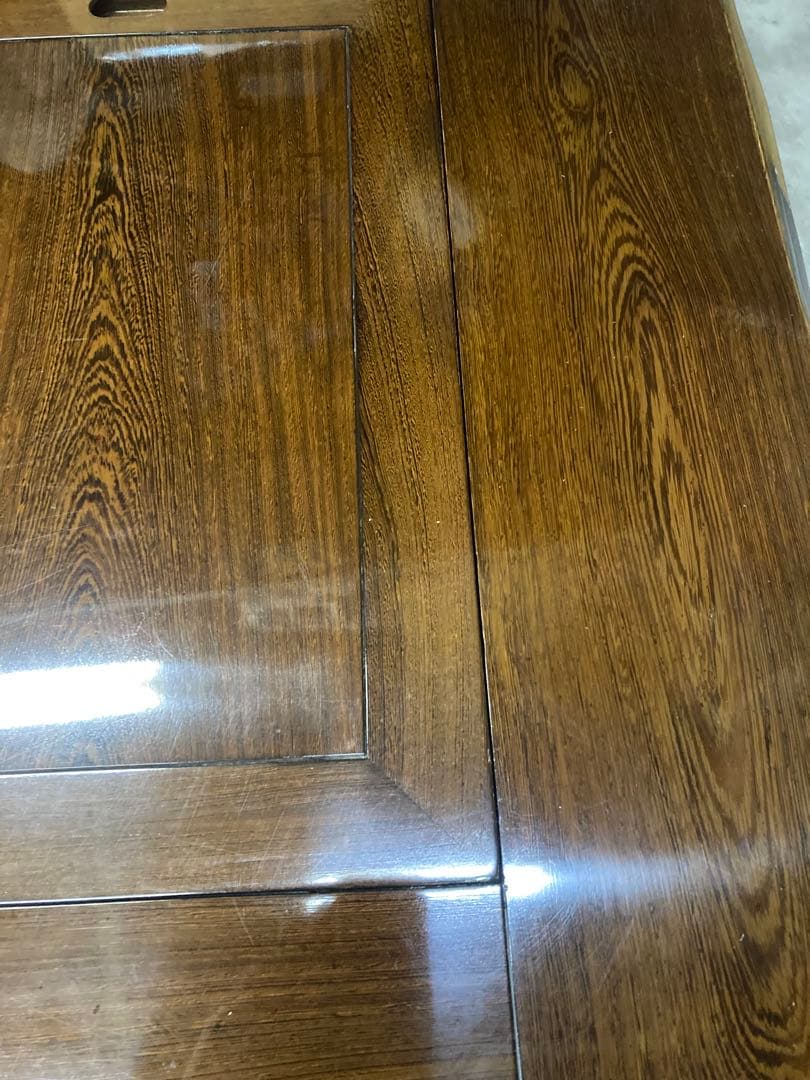 木製火鉢座卓 3引き出し付き