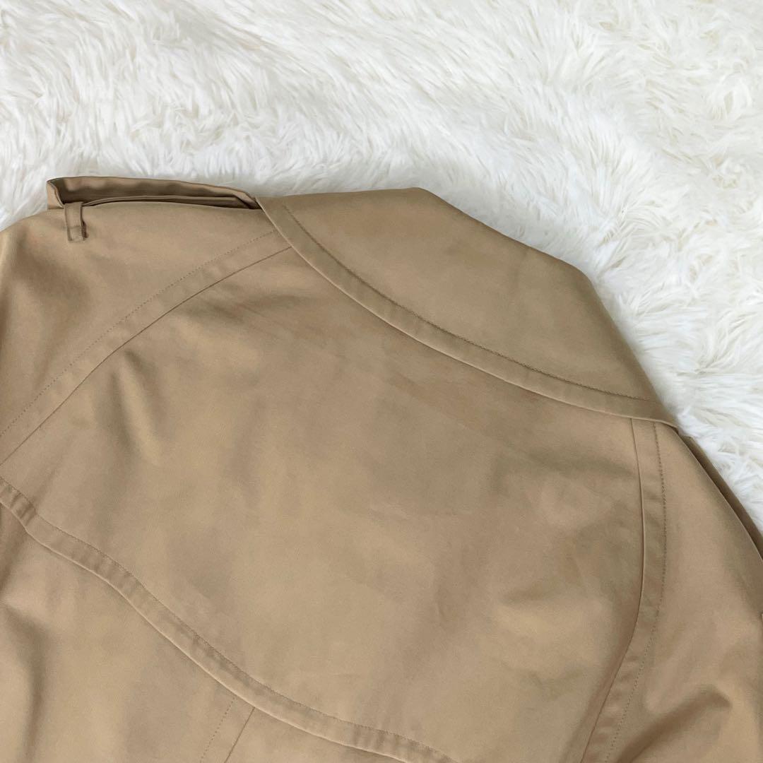 美品 BURBERRY バーバリー トレンチコート ベルト ノバチェック 90年