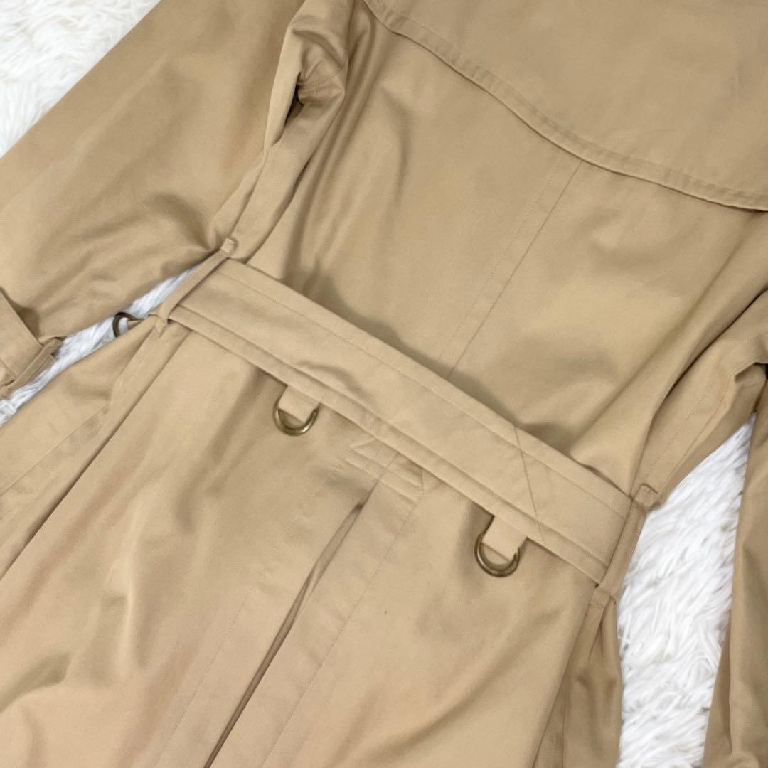 美品 BURBERRY バーバリー トレンチコート ベルト ノバチェック 90年