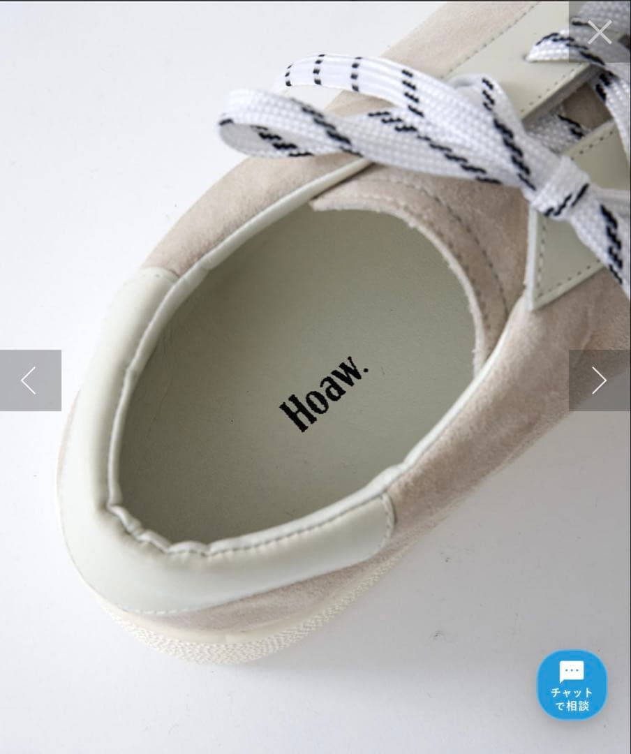 ウィムガゼット　38size【Hoaw.】レザースニーカー