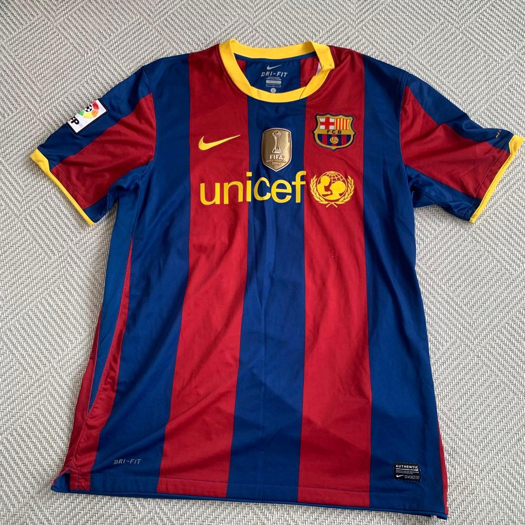 ア*ス様 FC Barcelona DRI-FIT メッシ　シリアル番号ありシャ
