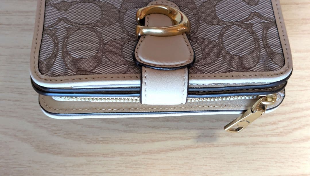 【COACH コーチ】 タビー ミディアム ウォレット 二つ折り財布 C金具
