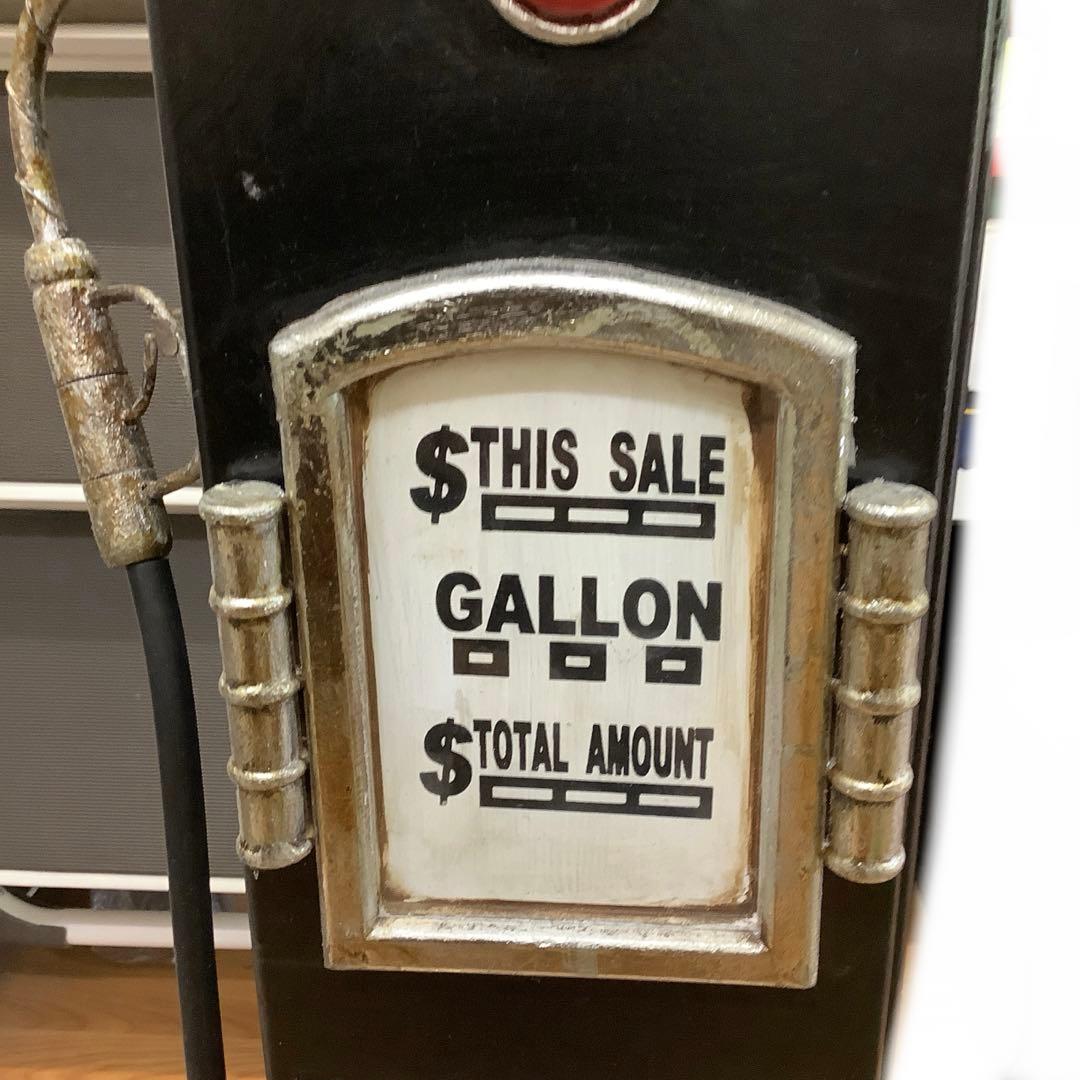 6745①④ルート66 ガスポンプ型　CD収納棚　置物