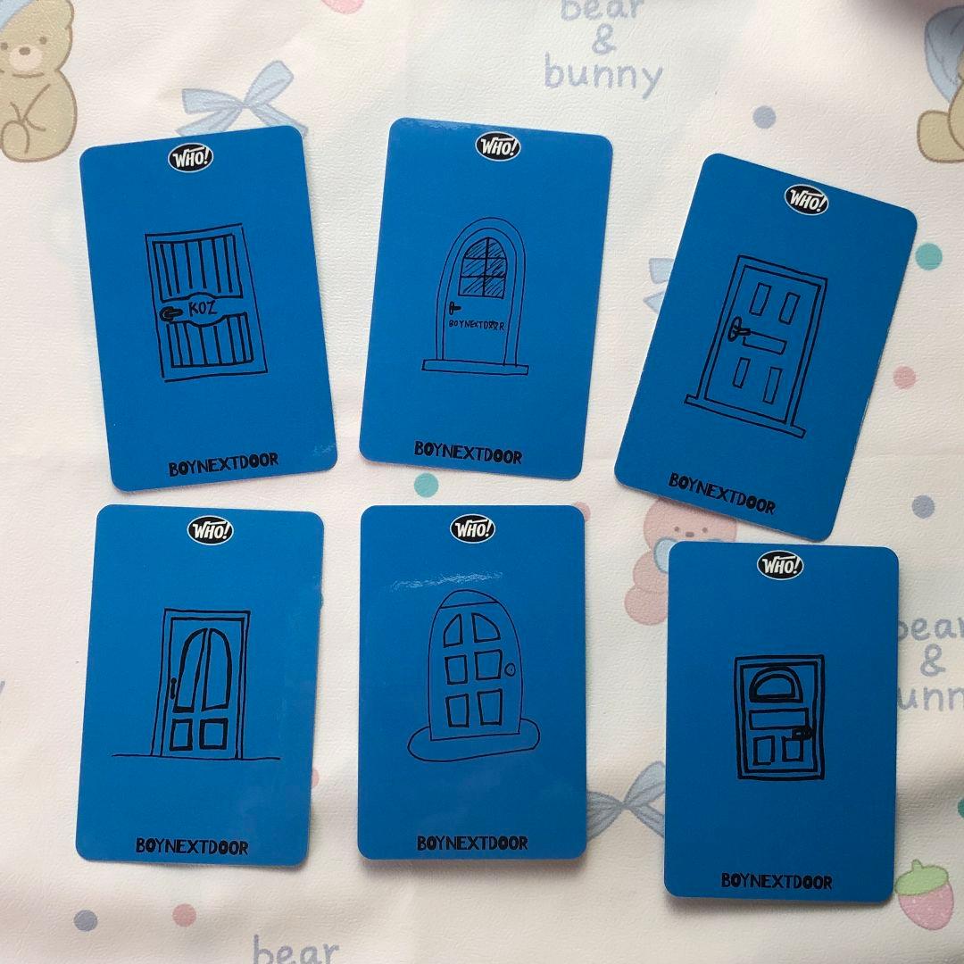 BOYNEXTDOOR 限定 ボネクド WHO サノク トレカ 6枚