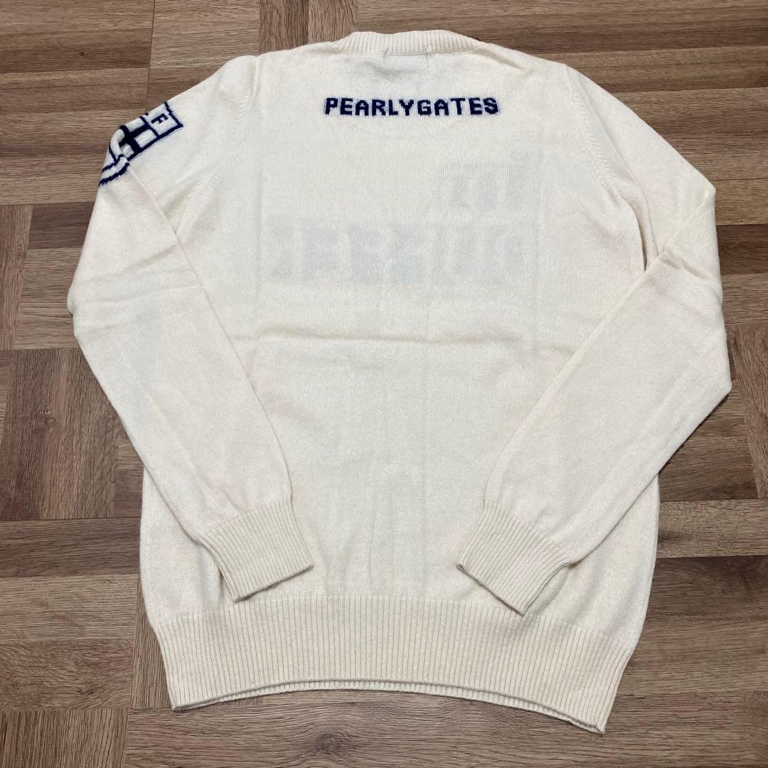 パーリーゲイツ♡ニット♡カシミア♡ホワイト♡ネイビー♡M