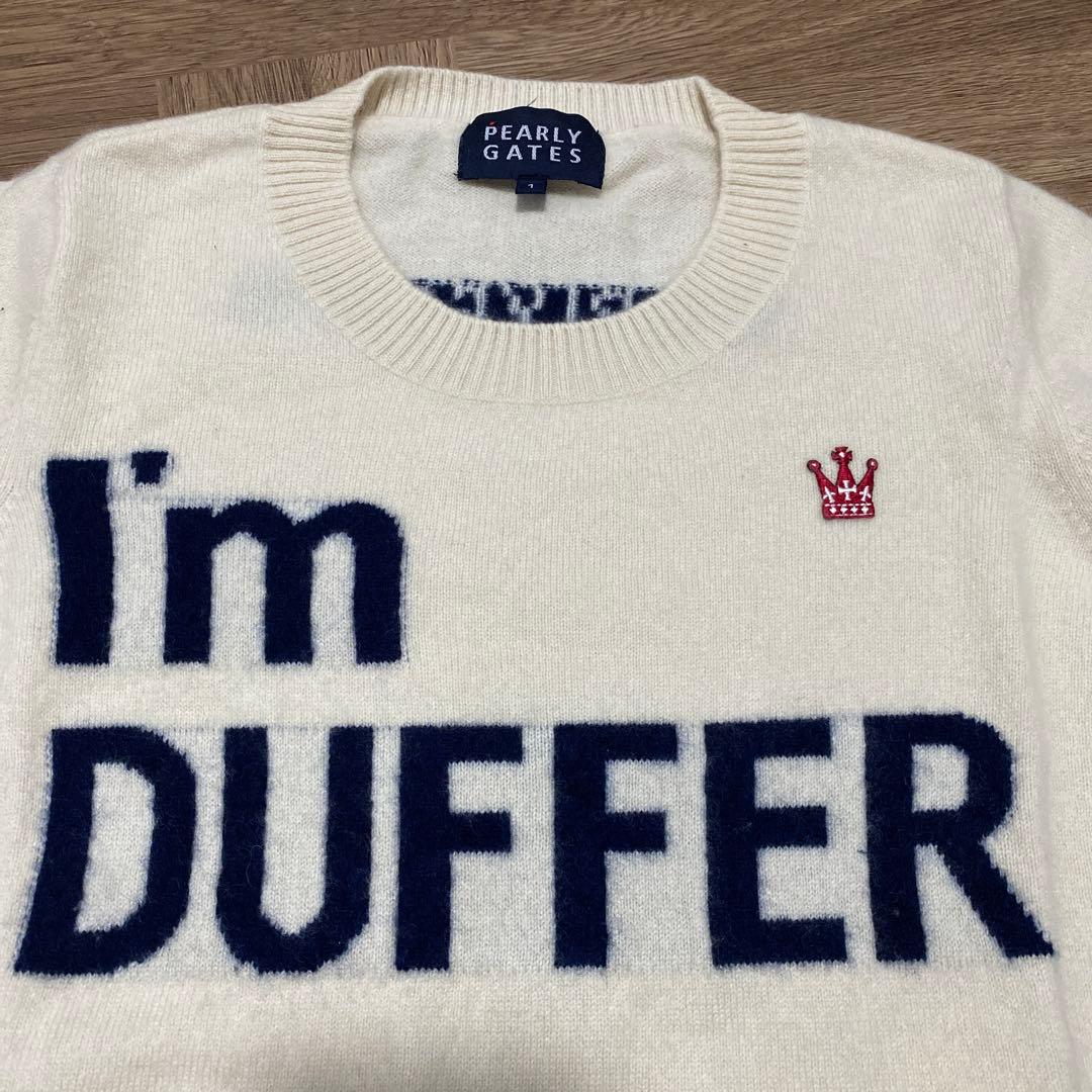 パーリーゲイツ♡ニット♡カシミア♡ホワイト♡ネイビー♡M