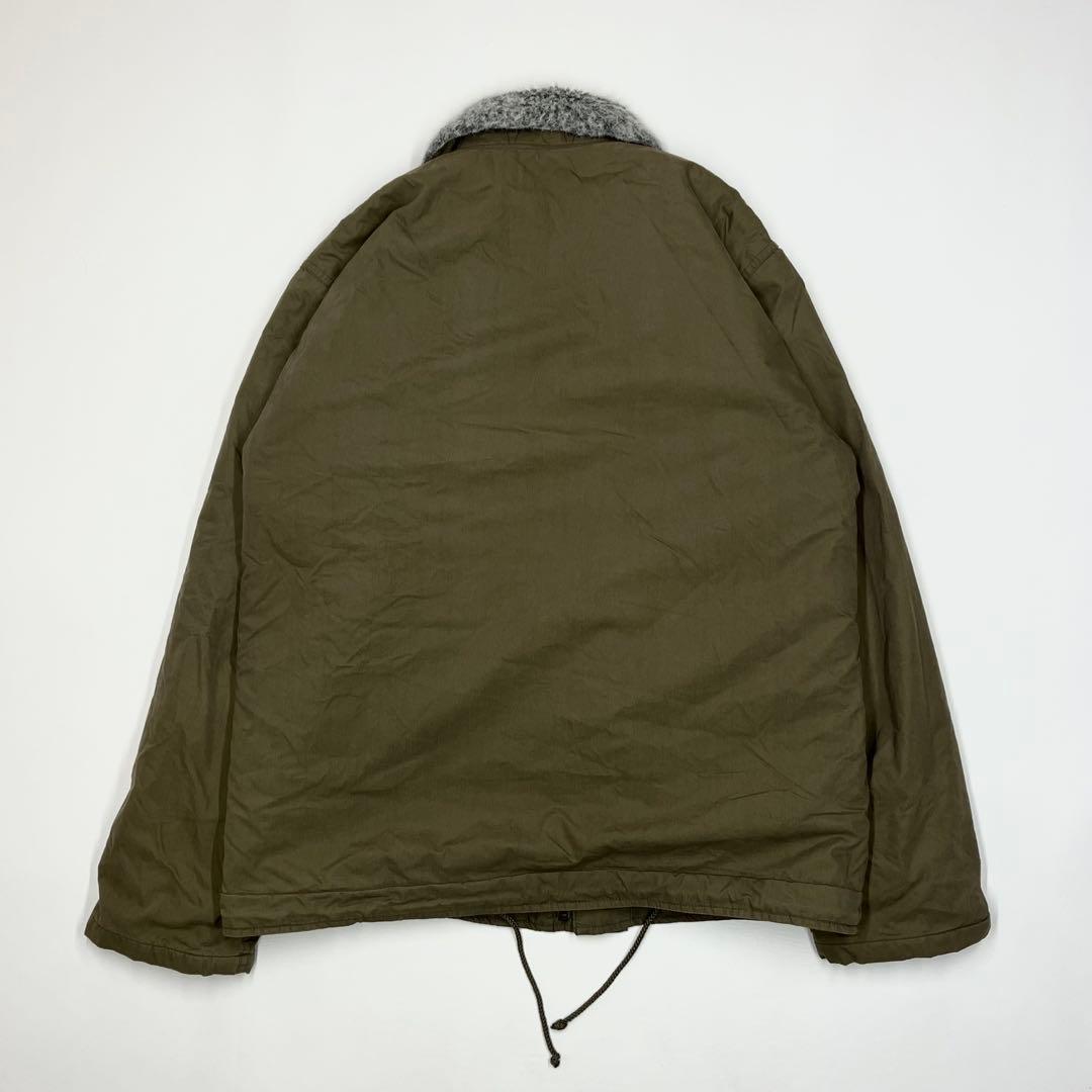 アルファインダストリーズ N-1 デッキジャケット L アメリカ軍 ファー 古着