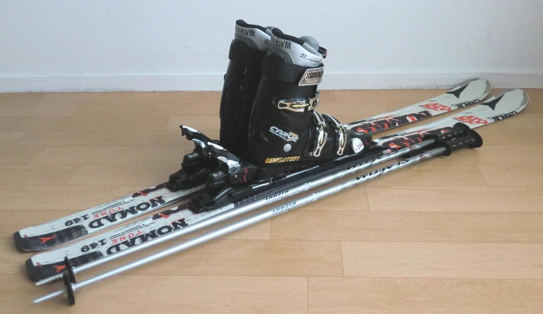■■1月限定■送料無料■アトミック■スキーセット■板149靴25.5■メンテ付■