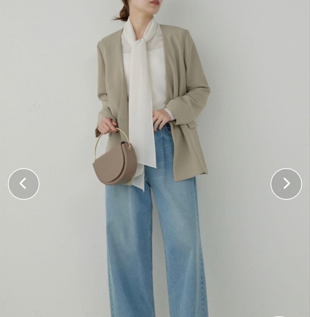 ガリャルダガランテ　ジャージージャケットグレージュ