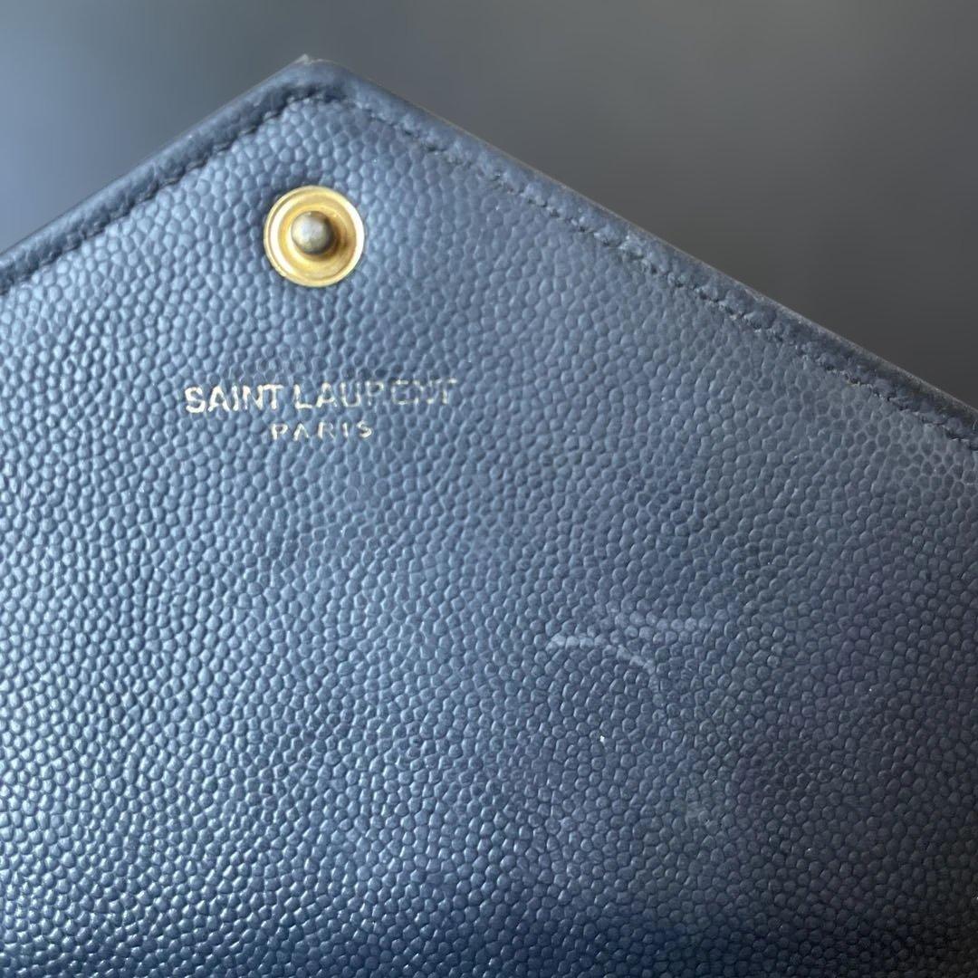 SAINT LAURENT チェーンウォレット　使用感あり