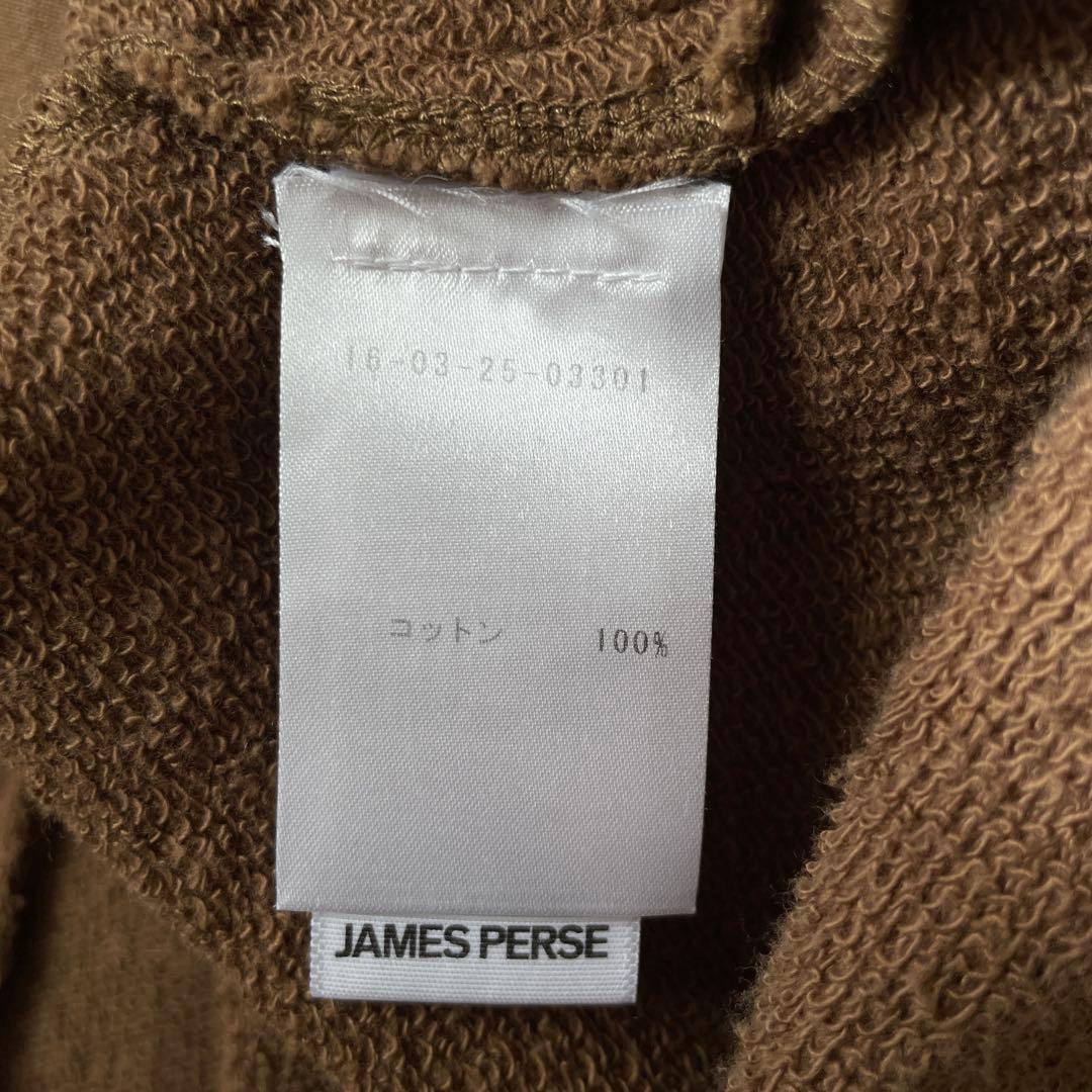 美品　ジェームスパース　定価6,3万　コットンスエットタンドネックプルオーバー.