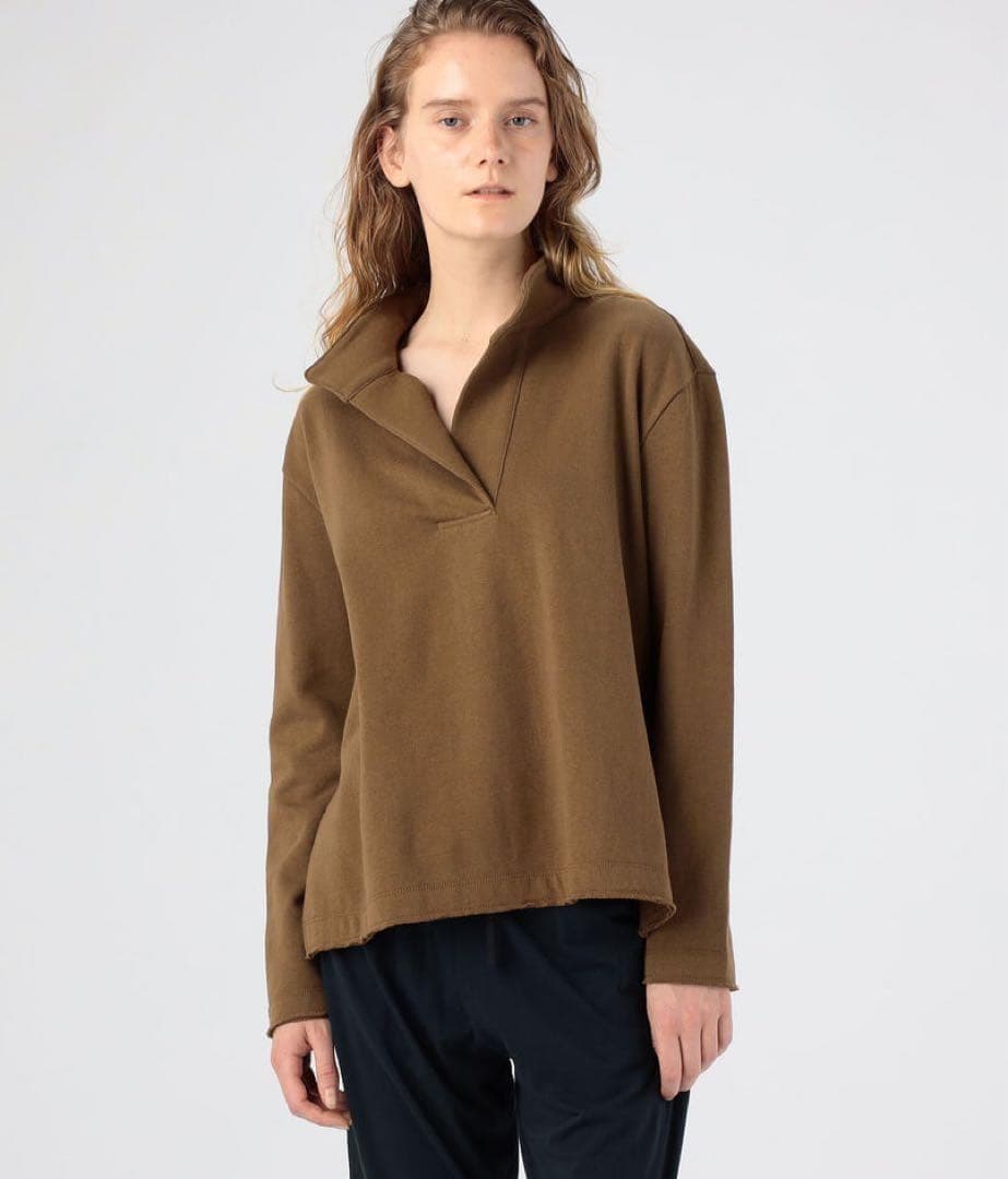 美品　ジェームスパース　定価6,3万　コットンスエットタンドネックプルオーバー.