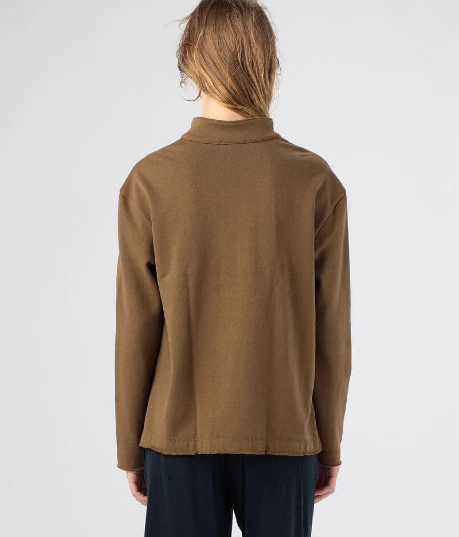 美品　ジェームスパース　定価6,3万　コットンスエットタンドネックプルオーバー.