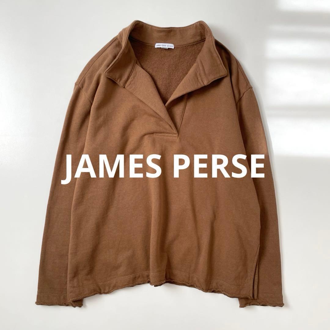 美品　ジェームスパース　定価6,3万　コットンスエットタンドネックプルオーバー.