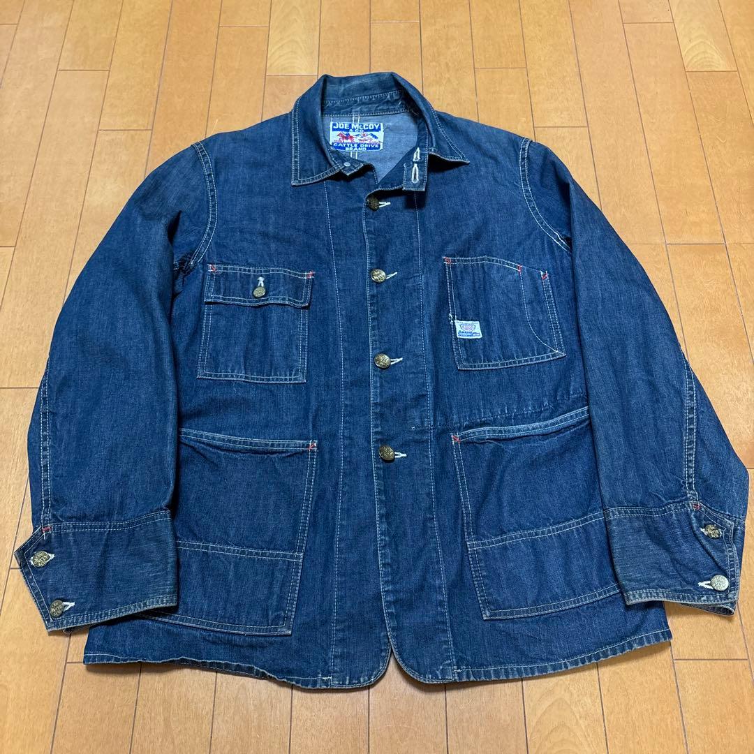 ザリアルマッコイズ/ジョーマッコイ デニムカバー オールジャケット 38