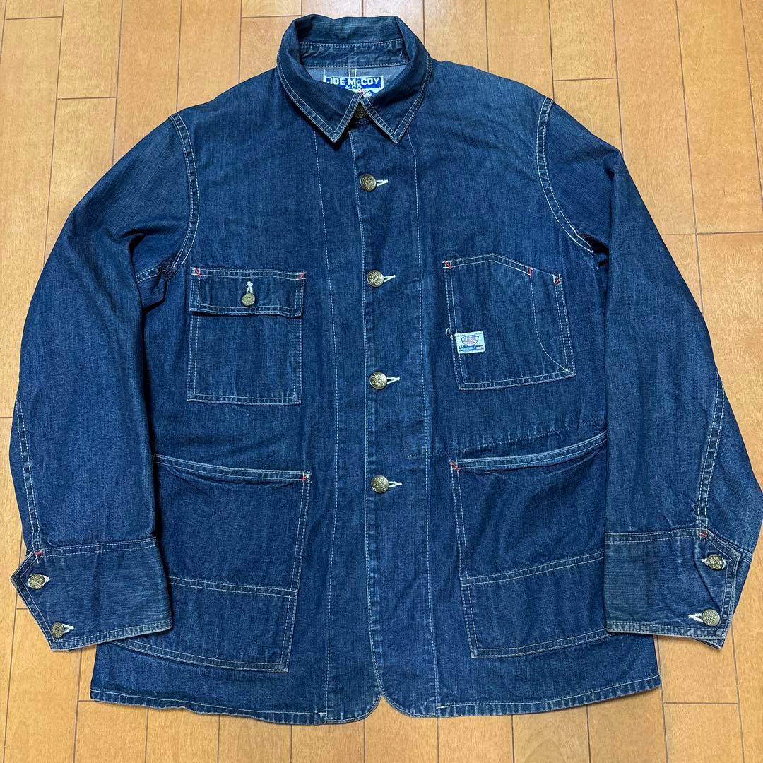 ザリアルマッコイズ/ジョーマッコイ デニムカバー オールジャケット 38