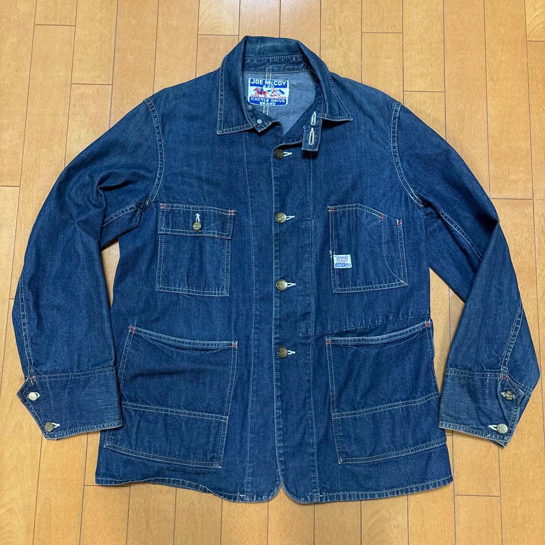 ザリアルマッコイズ/ジョーマッコイ デニムカバー オールジャケット 38