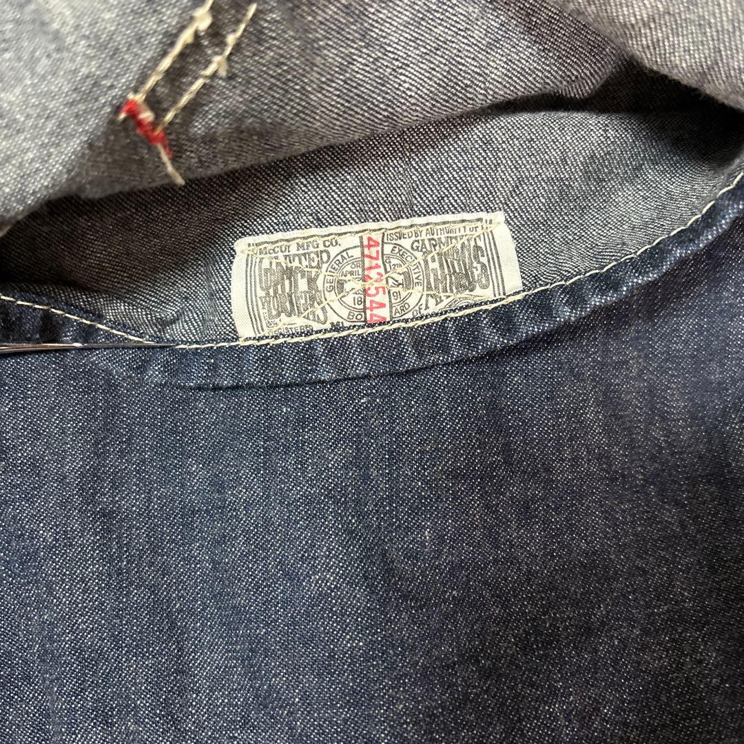 ザリアルマッコイズ/ジョーマッコイ デニムカバー オールジャケット 38