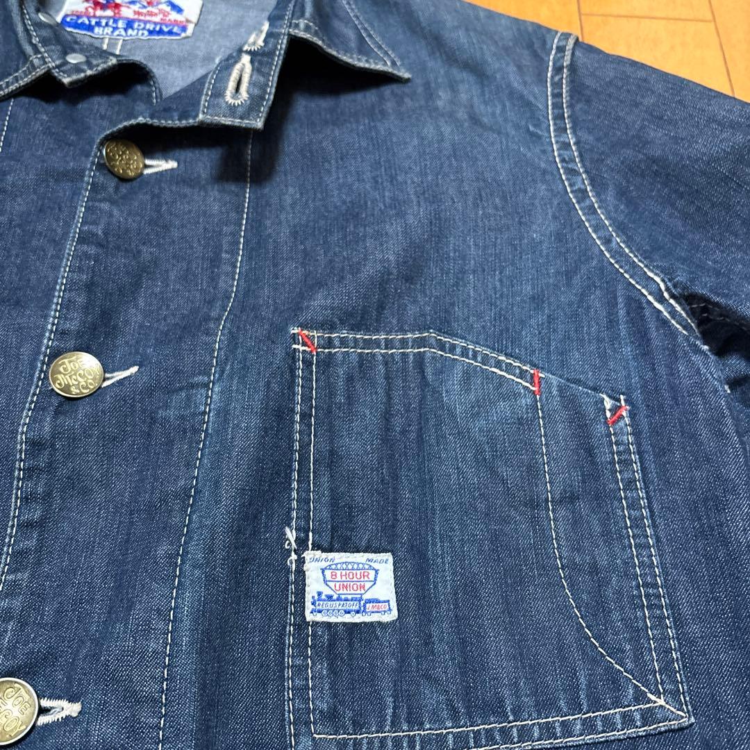 ザリアルマッコイズ/ジョーマッコイ デニムカバー オールジャケット 38