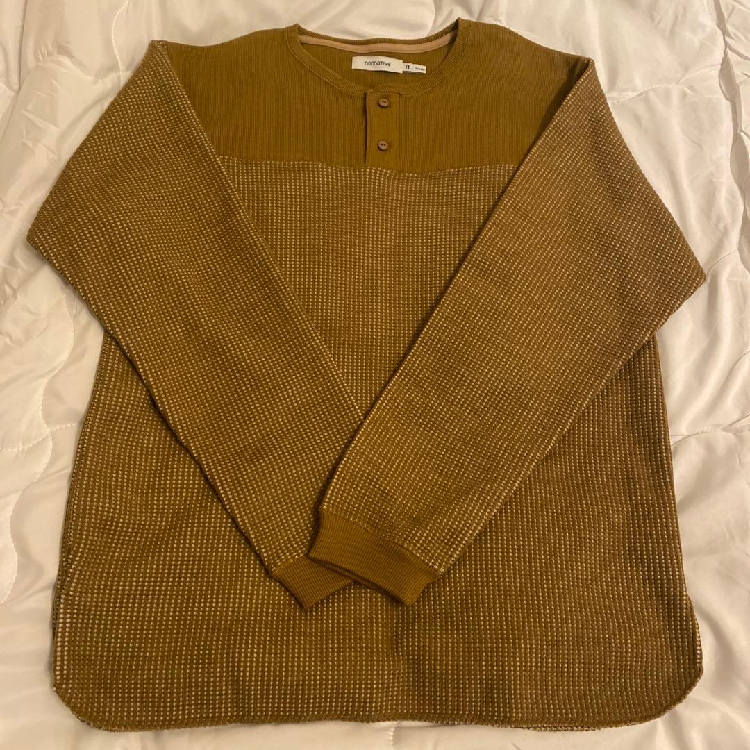 トップス nonnative HUNTER HENLEY NECK L/S THERMAL
