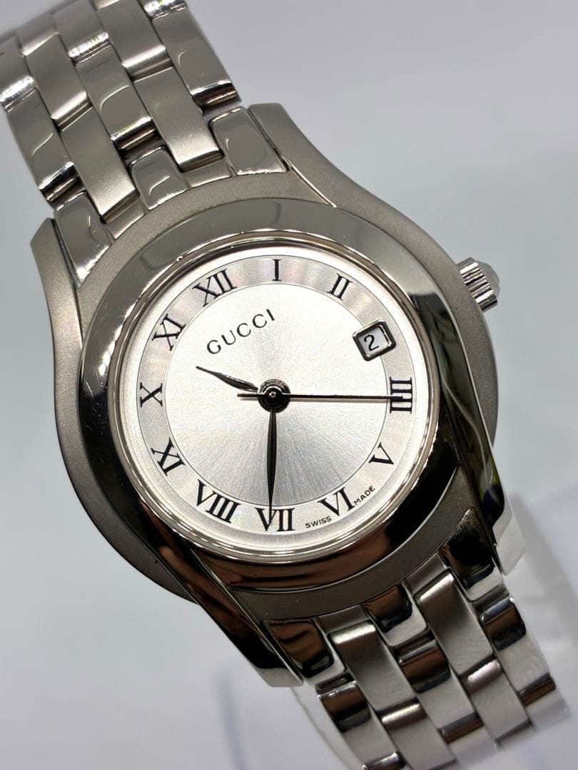 あみ　　【美品】グッチ GUCCI 5500L レディース腕時計　電池新品