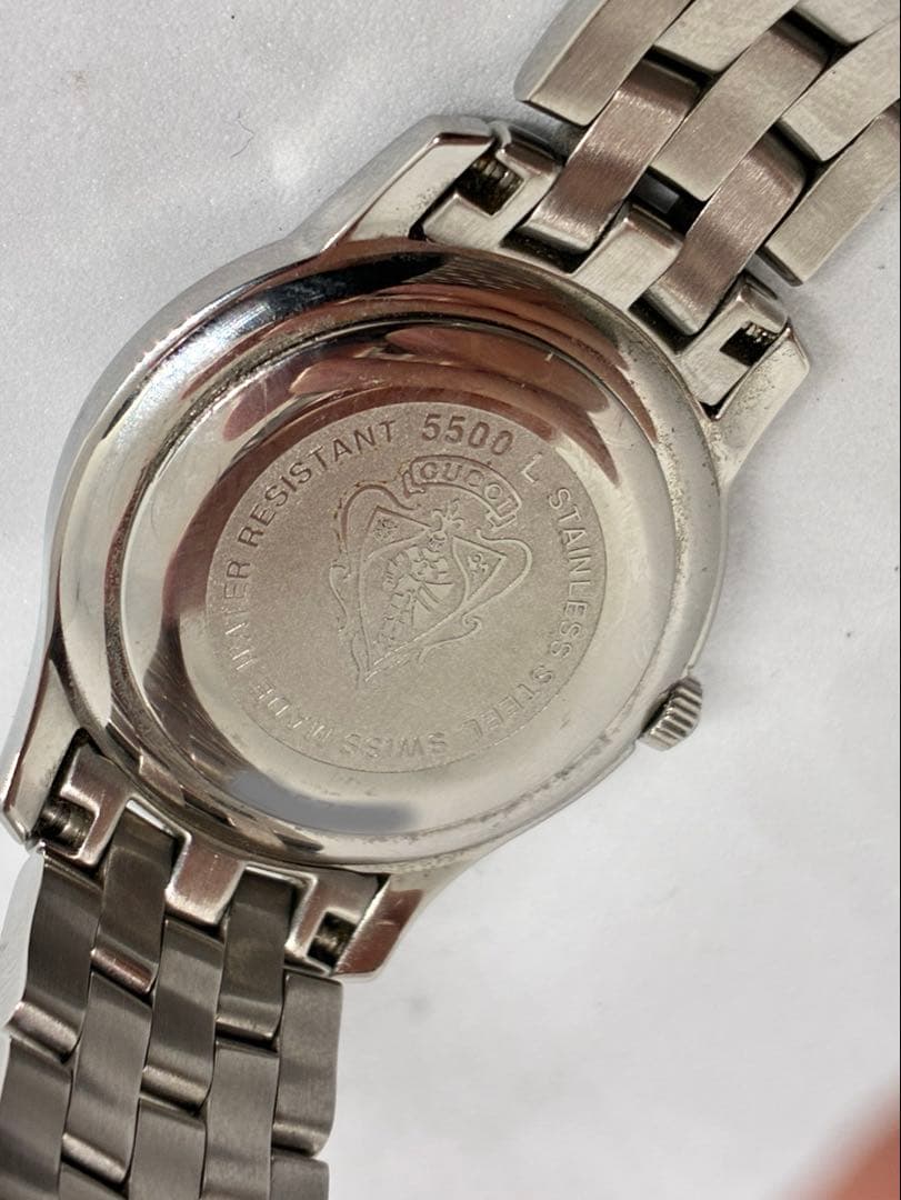 あみ　　【美品】グッチ GUCCI 5500L レディース腕時計　電池新品