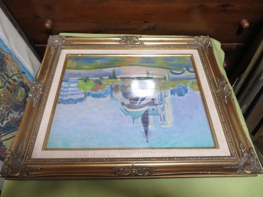 田中繁吉　「ノートルダム」　油彩F6号　創元会理事長 　日展参与