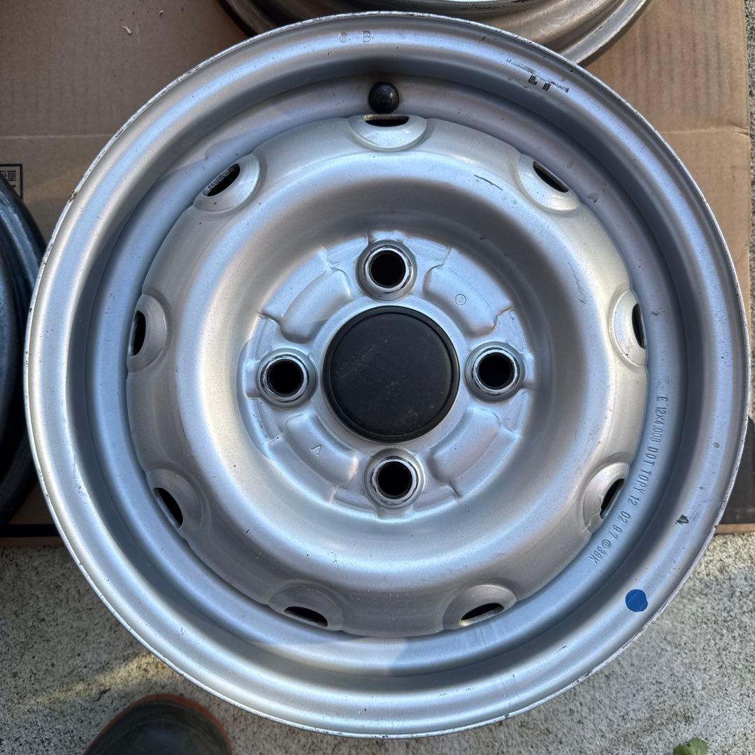 12インチ スチールホイール 4本セット