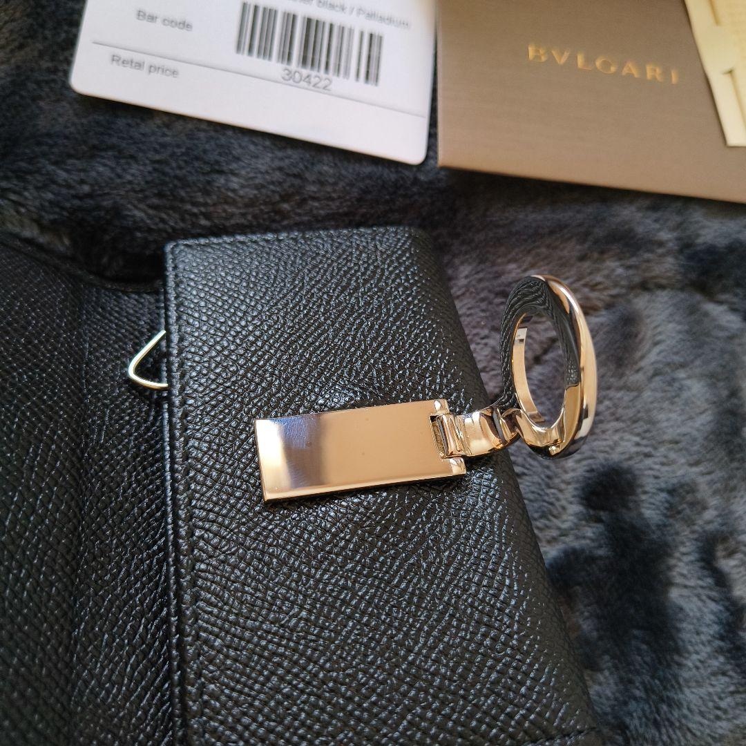 BVLGARI キーケース 小型 ブラック